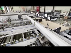 Mesin lem lipat otomatis tipe potongan ganda