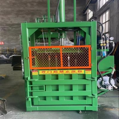 kualitas  Single Cylinder Waste Paper Baler Packer Wrapping Machine ISO CE pabrik