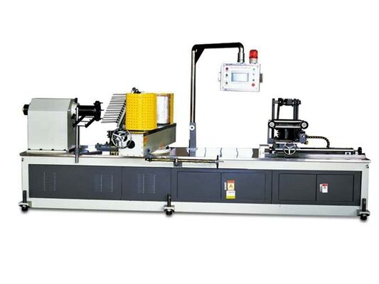 kualitas  TS-100-2 Digital Control Automatic Paper Tube Machine with Two Head Single Blade for Industrial Paper Core Production pabrik
