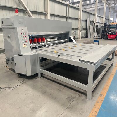 kualitas  Econimic Speed 60 Pcsmin Corrugated Rotary Slotter Machine For Precise Slotting And Production Of Corrugated Boards pabrik