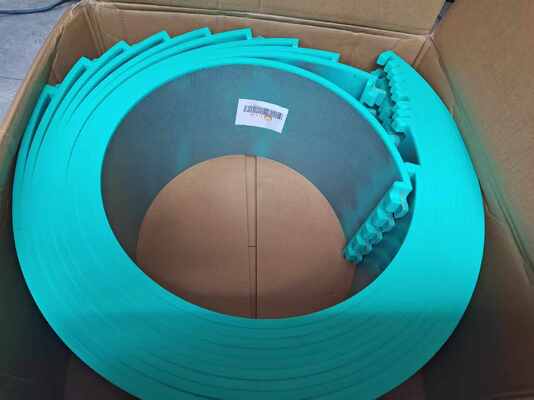 kualitas  Heat Wear Resistant Polyurethane PU Anvil Cover with Minimal Die-Cutting Pressure and Inner Steel Plate Structure for Rotary Die Cut pabrik