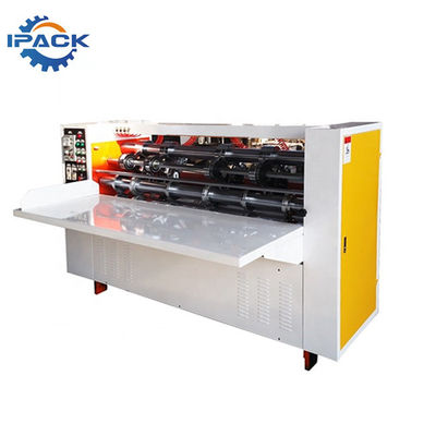 kualitas  Manual Corrugated Cardboard Thin Blade Slitter Scorer Machine pabrik