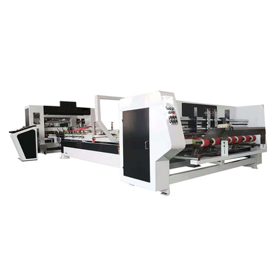 kualitas  2800 Touch Screen Carton Box Folder Gluer Machine Corrugated Cardboard Making pabrik