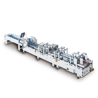 kualitas  Automatic Cardboard Carton Box Flexo Folder Gluer pabrik