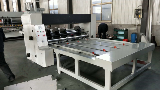 Mesin Slotter Rotary Bergelombang Semi Otomatis untuk Kekusutan Karton