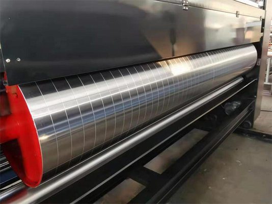 3 4 Warna Mesin Cetak Flexo Karton Bergelombang untuk Die Cutting