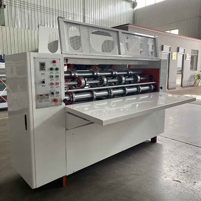 Mesin Karton Bergelombang Semi Otomatis Tipis Blade Slitter Scorer Machine Presisi Tinggi