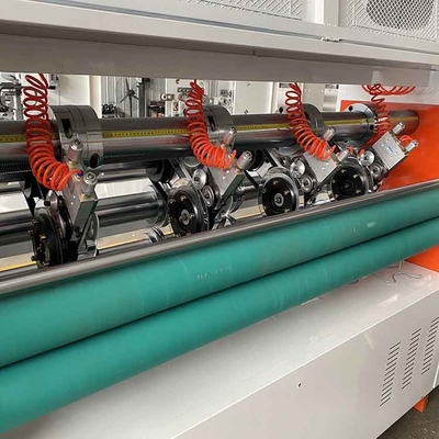 Mesin Karton Bergelombang Semi Otomatis Tipis Blade Slitter Scorer Machine Presisi Tinggi