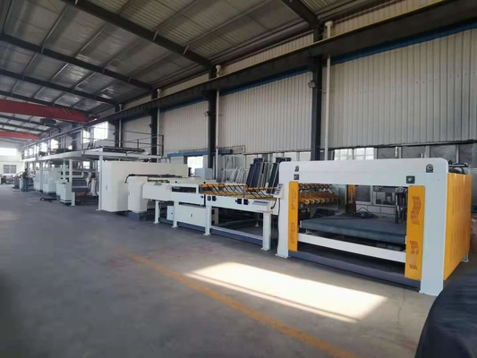 2 Ply Single Wall Corrugated Board Lini Produksi Otomatis 440v