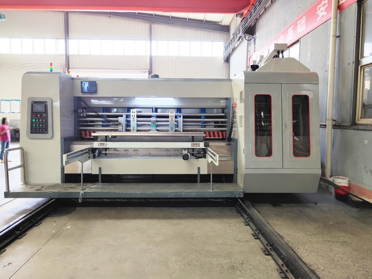 Kotak Karton Kecepatan Cepat Mesin Pemotong Slotting Die Printing Flexo 150-180m / mnt