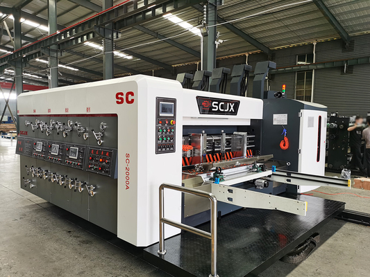 Mesin Gerun SC1628 Flexo Printing Slotting And Die Cuting Stabilitas Tinggi