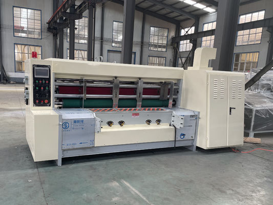Mesin pemotong die rotary karton bergelombang dengan ukuran 1600x2800mm, stacker otomatis berkecepatan tinggi dan frame besi cor abu-abu HT250
