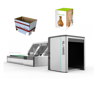 Mesin Laminating Karton Bergelombang 12Kw Ukuran Pengumpanan Maks 1300mm