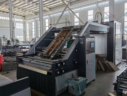 Hl1300 Layar Sentuh Flute Laminator Kecepatan Tinggi Otomatis Penuh