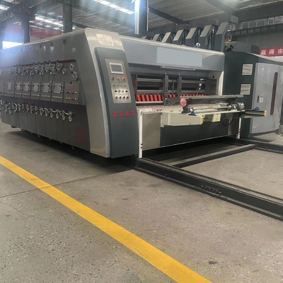 Mesin Cetak Flexo Karton Bergelombang Otomatis Lead Eage Feeder Slotting