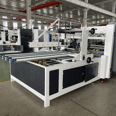 Otomatis Folder Gluer Stitcher 2600 Model PLC Kontrol Servo