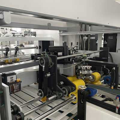 Otomatis Folder Gluer Stitcher 2600 Model PLC Kontrol Servo