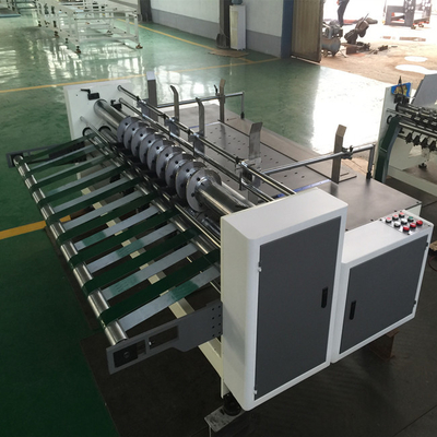 Papan Partisi Otomatis Corrugated Rotary Slotter Machine 1600 Model Alloy