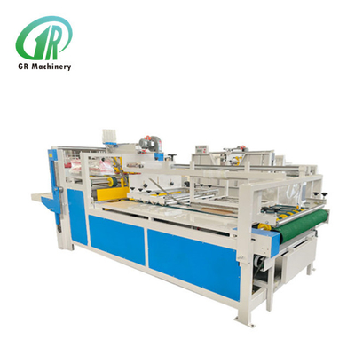 Mesin Gluer Folder Semi Otomatis 2800mm Untuk Karton Produktivitas Tinggi