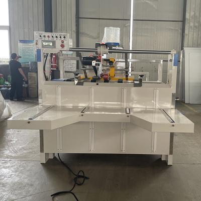 50mm Min Menempelkan Lebar Mesin Gluer Folder Karton Bergelombang 1200mm Panjang Menempelkan Maks 150mm Panjang Menempelkan Min