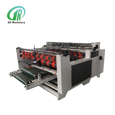 2000mm Kecepatan Tinggi 2 Buah Mesin Gluer Folder Karton Bergelombang Semi Otomatis