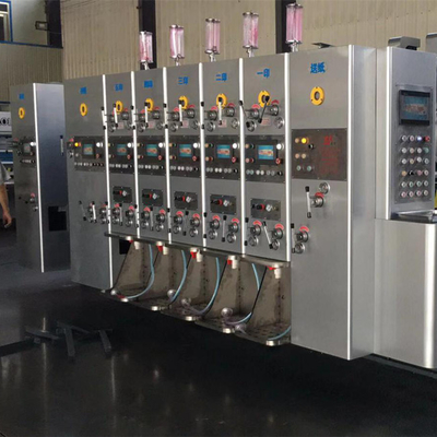 Mesin Cetak Flexo Karton Bergelombang Berkecepatan Tinggi Pelapisan Chrome