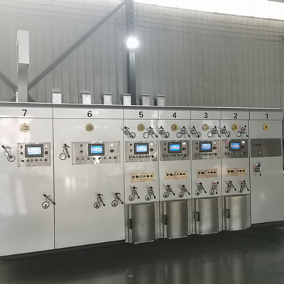 Otomatis 4 Warna Karton Bergelombang Mesin Cetak Flexo Slotting Die Cutting