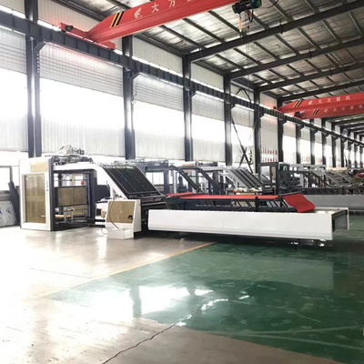 Mesin Laminating Seruling Otomatis Penuh Berkecepatan Tinggi 1300mm Sampai 1600mm 10KW