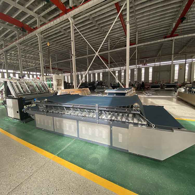 1600mm Servo Mesin Laminator Seruling Semi Otomatis 6kw Satu Sisi Bergelombang