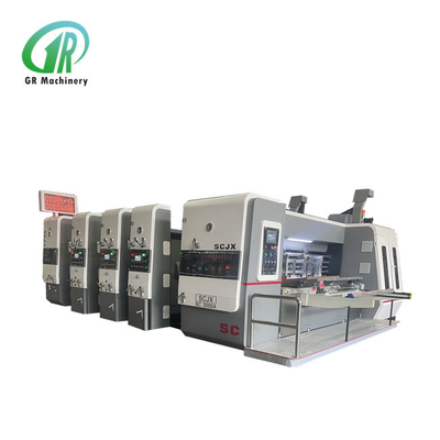 Pencetakan Karton Bergelombang Flexo Dan Mesin Slotting Printer Karton Bergelombang