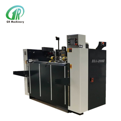 Semi Otomatis Double Piece Ukuran Besar Karton Bergelombang Industri Stitching Nailing Machine