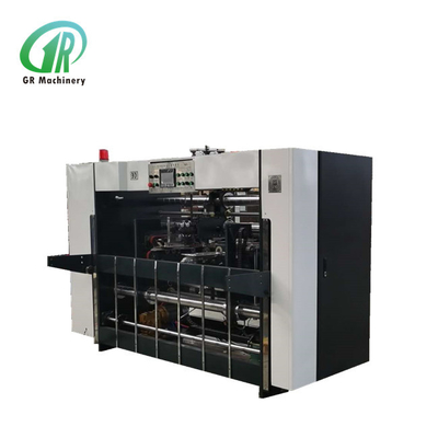 Mesin Jahitan Kotak Karton Semi Otomatis Kontrol PLC Motor Servo Ganda