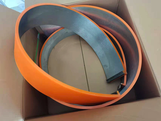 Bahan Polyurethane Orange Rotary Die Cut Anvil Meliputi Anti Goresan