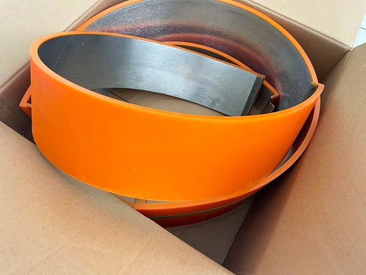 Bahan Polyurethane Orange Rotary Die Cut Anvil Meliputi Anti Goresan