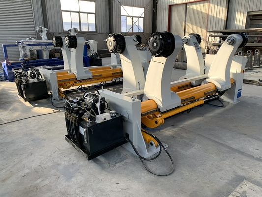 ISO Gerun 1800 Hydraulic Mill Roll Stand Untuk Lini Produksi Karton Bergelombang