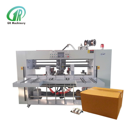 3 Layers PLC Mesin Pembuat Kotak Karton Gerun Jahitan Karton