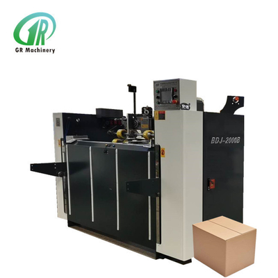 Kotak Karton 6HP Kecepatan Tinggi Membuat Bisnis Mesin Pembuat Karton Otomatis