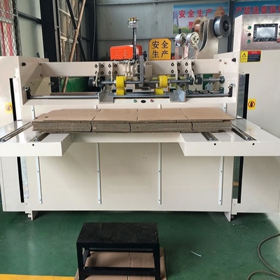 5 Ply Single Sheet Carton Box Stitching Machine Untuk Stapling Kotak Bergelombang