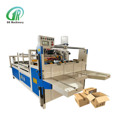 Gluer Folder Semi Otomatis 400mm Min.Size 2mm Min.Thickness 0.6Mpa Max.Gluing Pressure
