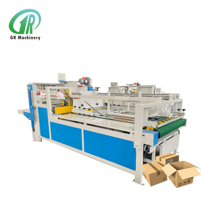 Gluer Semi Otomatis 2mm Min. Ketebalan Kertas 380V/220V Tegangan 1200mm Maks. Panjang Perekatan