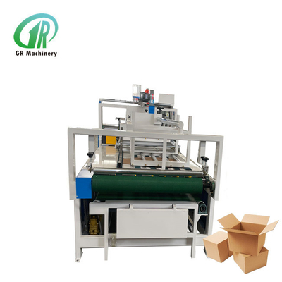 Mesin Gluer Folder Karton Bergelombang 2800mm Dengan Ketebalan Kertas Min 2mm