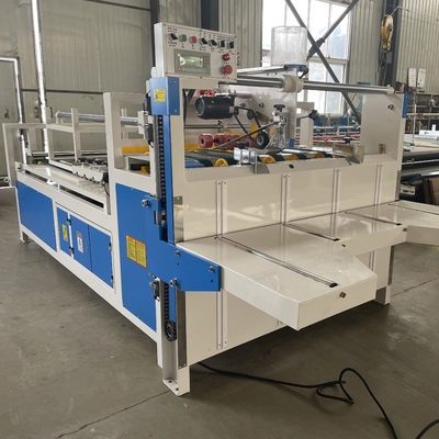 Mesin Gluer Folder Karton Bergelombang 220V / 380V Konsumsi Daya 7.5KW Dimensi 7000 * 3000 * 2000mm