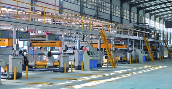 Peralatan Pembuatan Kotak Karton Kontrol PLC Berkapasitas Tinggi Ketebalan Kertas 2-6mm