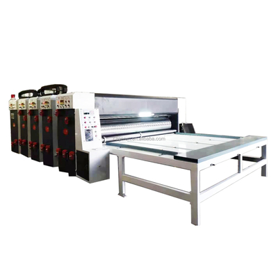 900-1600mm Lebar Mesin Cetak Karton Flexo Bergelombang ± Akurasi 0,1mm