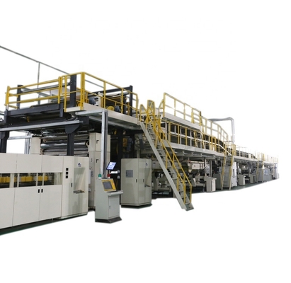 Lini Produksi Karton 200m / Min Kecepatan Tinggi Bergelombang Lebar 1800mm
