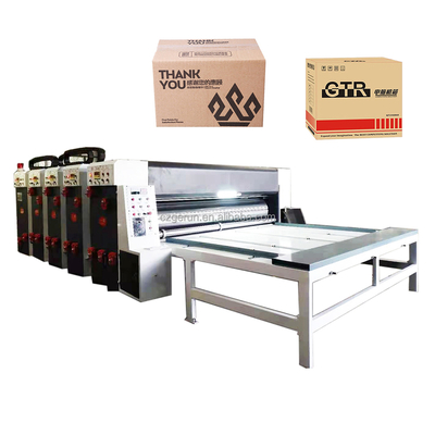 Multicolor Karton Bergelombang Mesin Cetak Flexo Cylinder Axial Runout ≤0.1mm