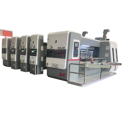 1-6 Warna Karton Bergelombang Mesin Cetak Flexo Diameter Plat Silinder φ300-φ530mm