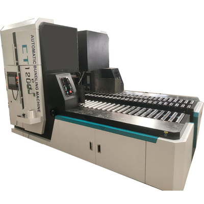 2 Ton Packing Carton Box Strapping Machine 500-1000mm Panjang Pakan 0.8mpa Tekanan Udara