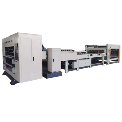 Lini Produksi Karton Bergelombang 1800mm Mesin Double Facer untuk Kertas