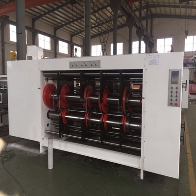 2000mm Efisien Corrugated Rotary Slotter Machine Keakuratan Pemanfaatan Kertas Tinggi